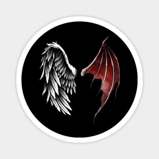 lucifer angel wings Magnet